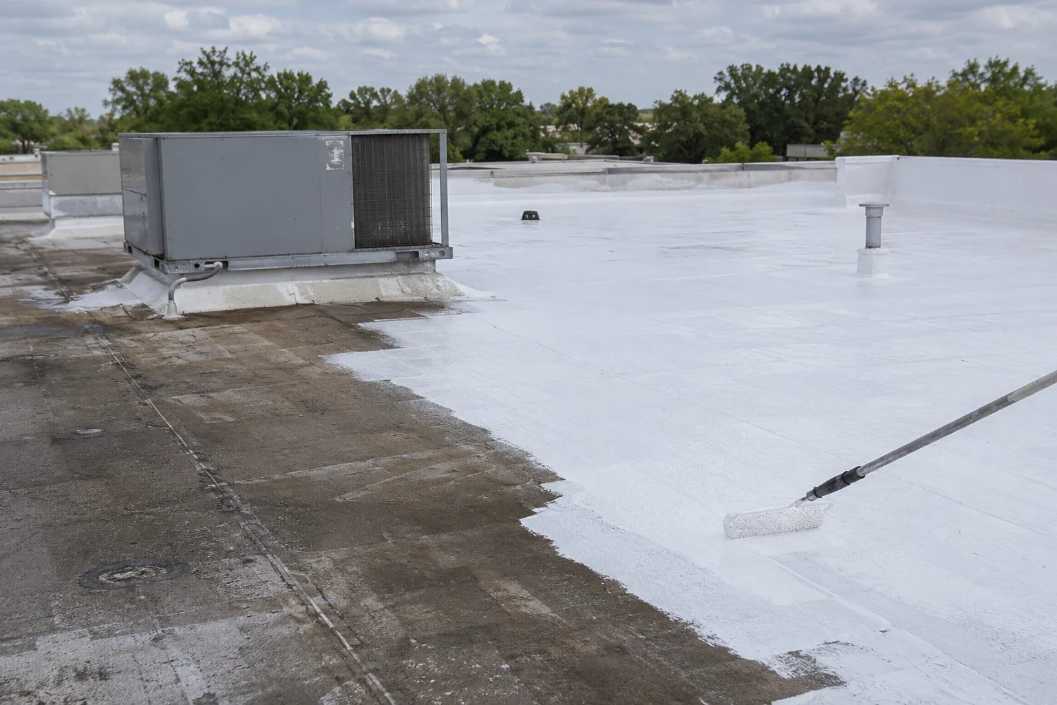 Silicone roof coating in Rock Hill, SC