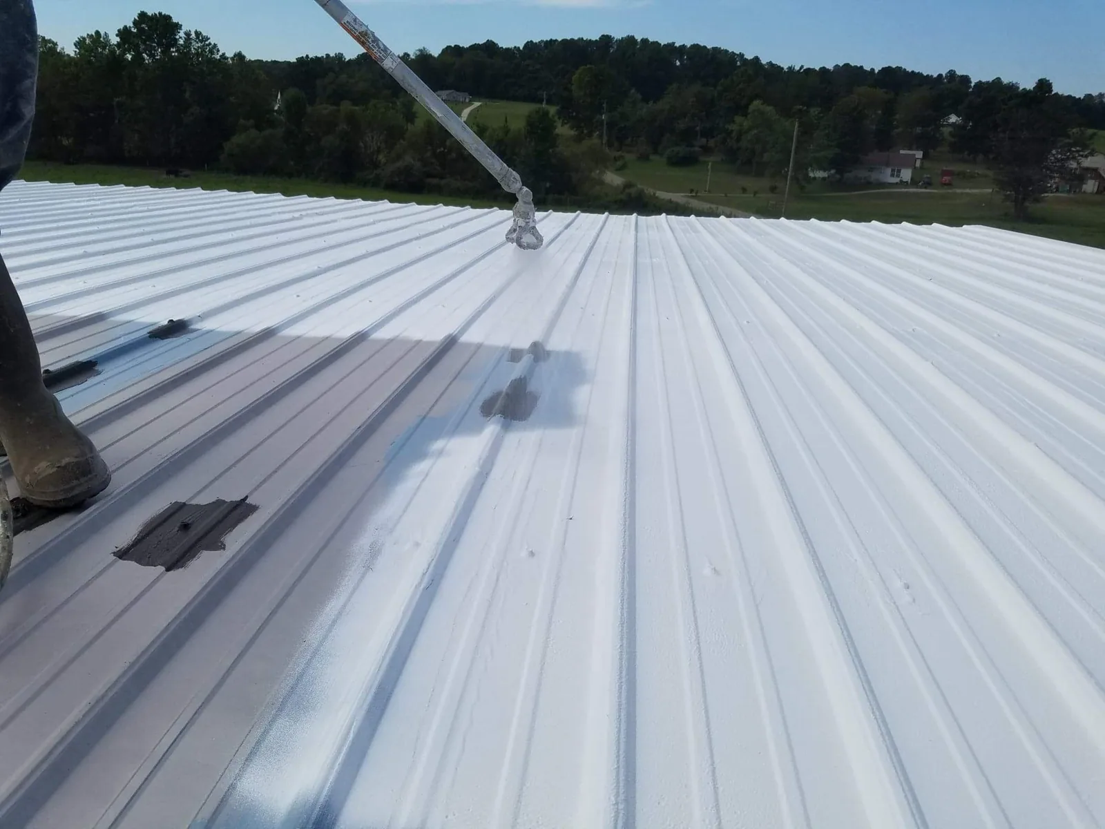 Silicone roof coating in Rock Hill, SC